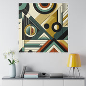 Kaleidoscopic Perceptions Geometric Symphony Geometric Painting Canvas