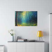 Luminary Firefly Woodlands Forest Painting Canvas