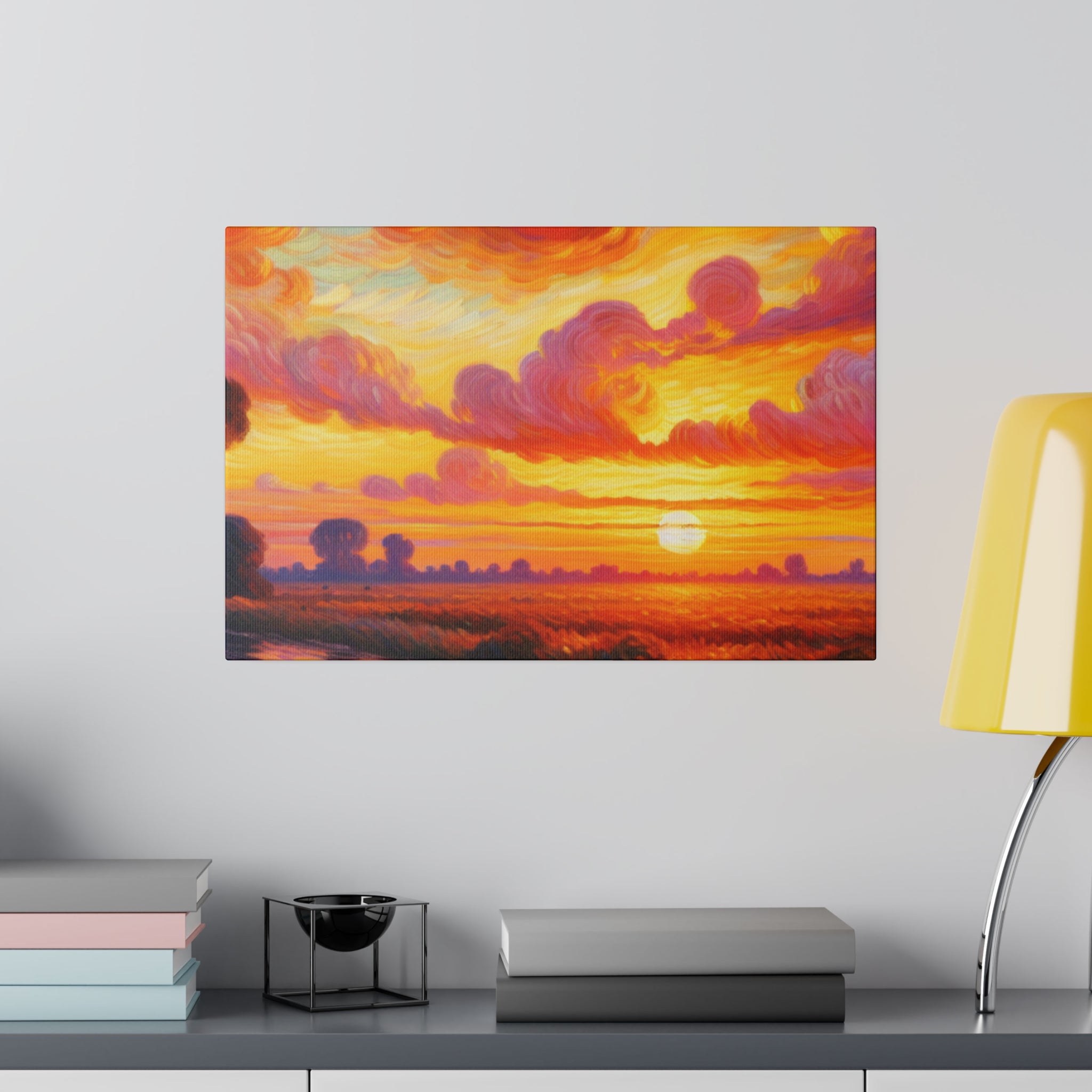 Solaris Meltdown Harmony Sunset Painting Canvas