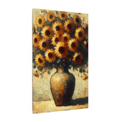Sunflower Vase Painting Canvas