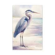 Blue Heron by the Shore Canvas