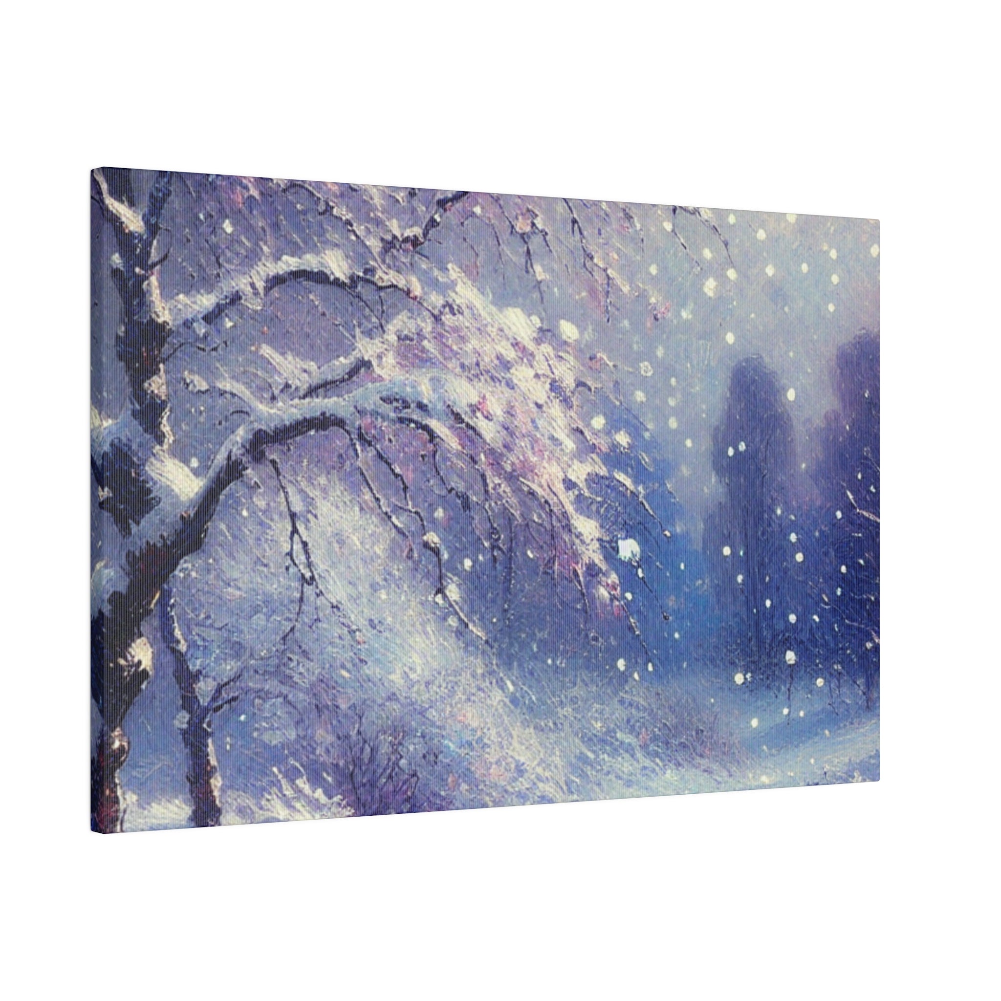 Whispering Winters of Yore Winter Painting Canvas