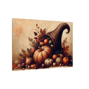 Autumn Harvest Cornucopia Canvas