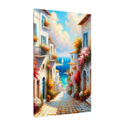 Mediterranean Village Walkway Canvas