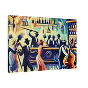 Razzle Dazzle Underground Retro Speakeasy Bar Art Canvas