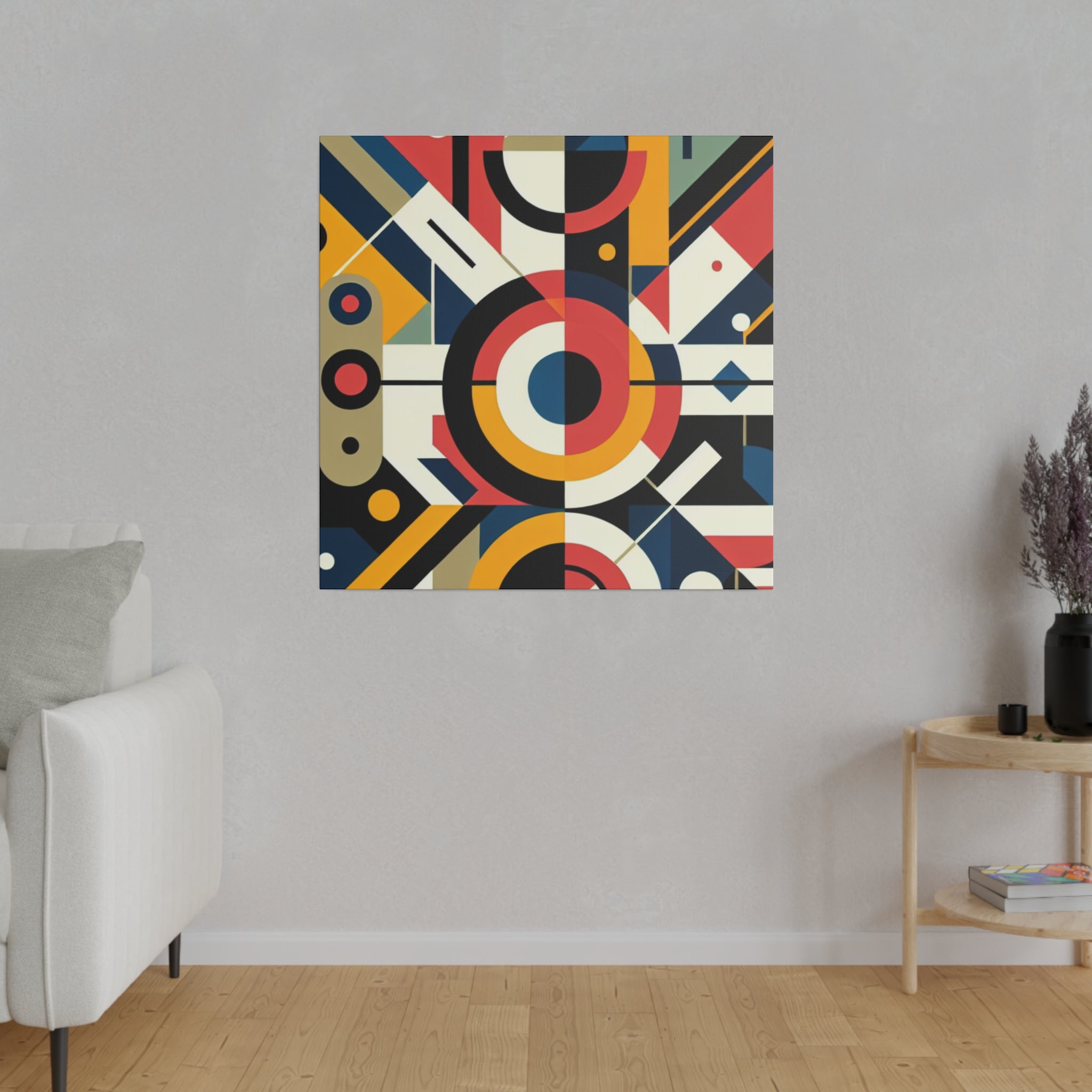 Geometric Gala of Grandeur Geometric Painting Canvas