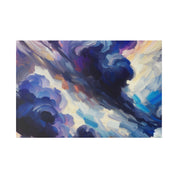 Stormy Azure Mastery Landscape Painting Canvas