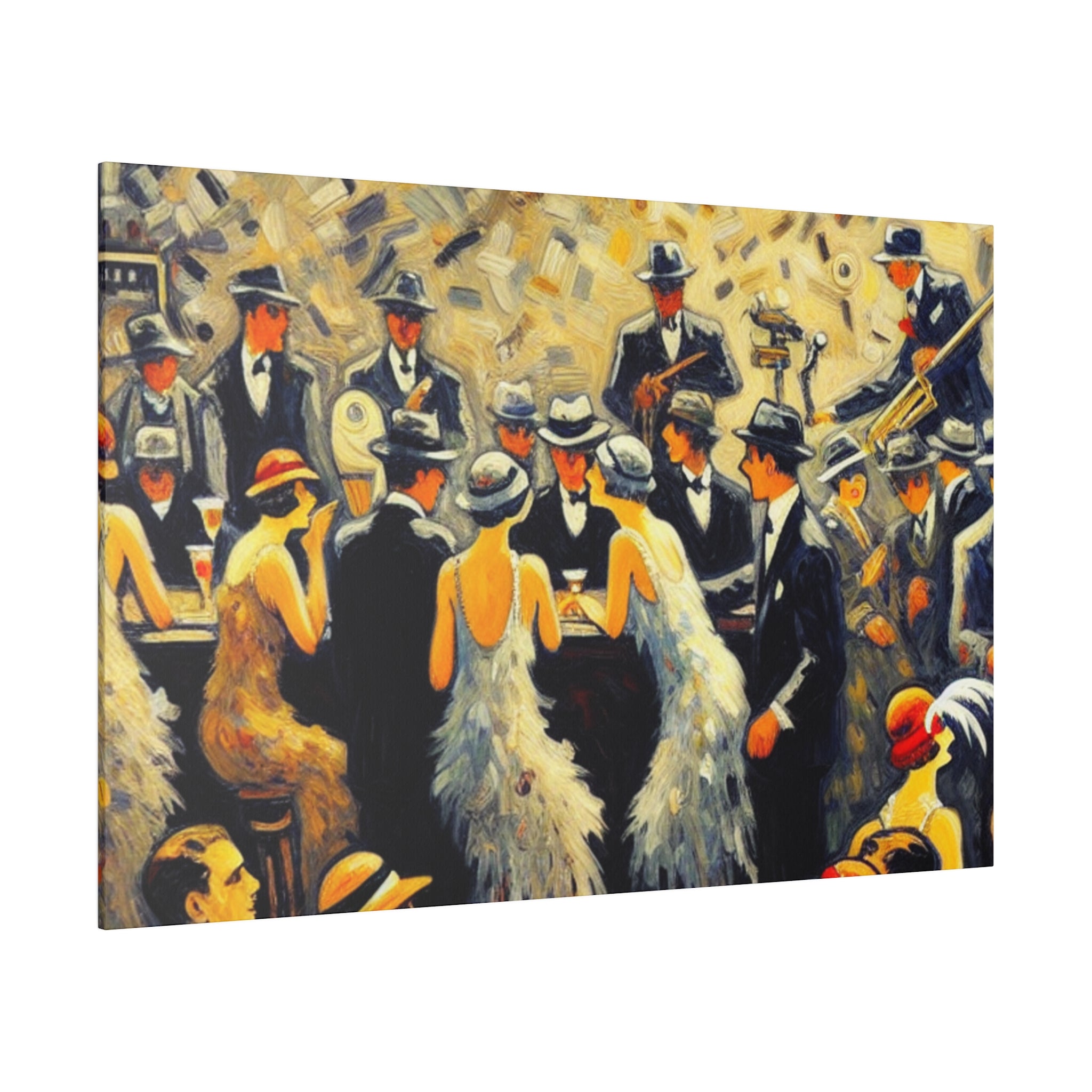 Prohibition Secret Haven Retro Speakeasy Bar Art Canvas