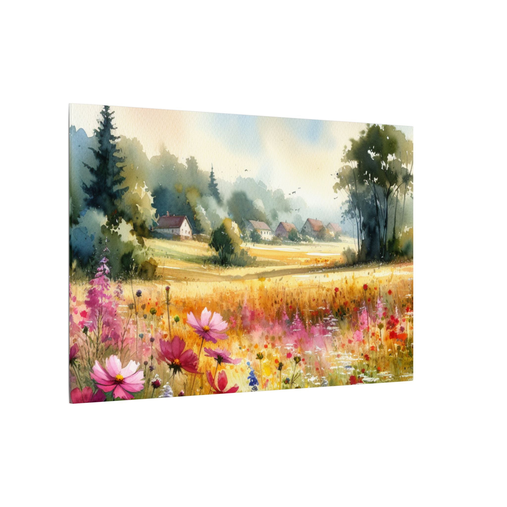 Summer Meadow Sky Canvas
