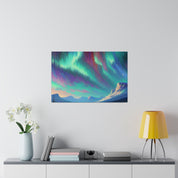 Aurora Frost Mirage Northern Lights Painting Canvas