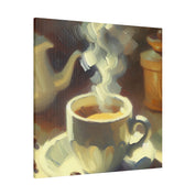 Impressionist Coffee Artwork Coffee Painting Canvas