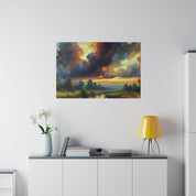 Stormscape Ethereal Euphoria Landscape Painting Canvas