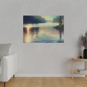 Serene Lake Whispers Lake Painting Canvas