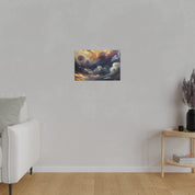 Storm's Silent Symphony Landscape Painting Canvas