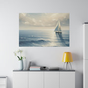 Serenity Sails Sailboat Painting Canvas