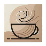 Simplicity Brewed A Piece of Coffee Wall Art Canvas