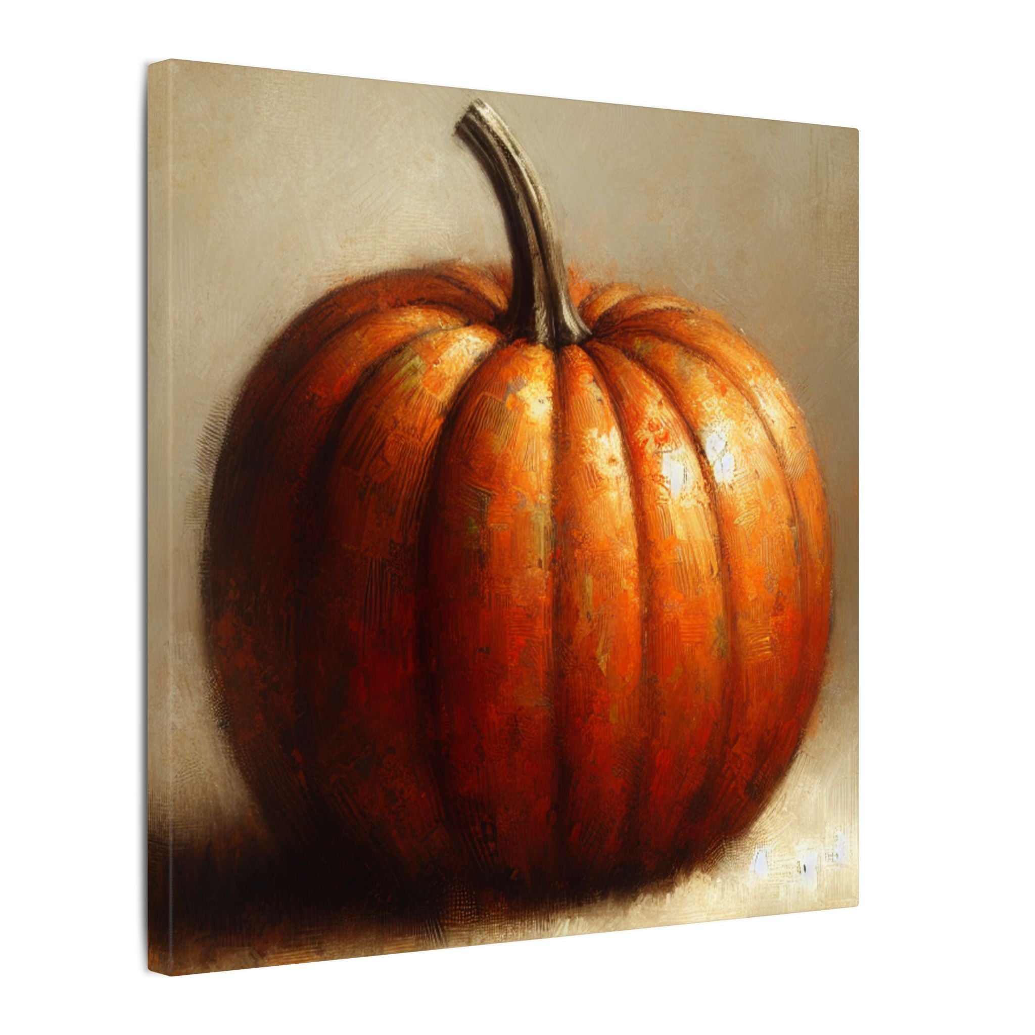 Rustic Pumpkin on Canvas