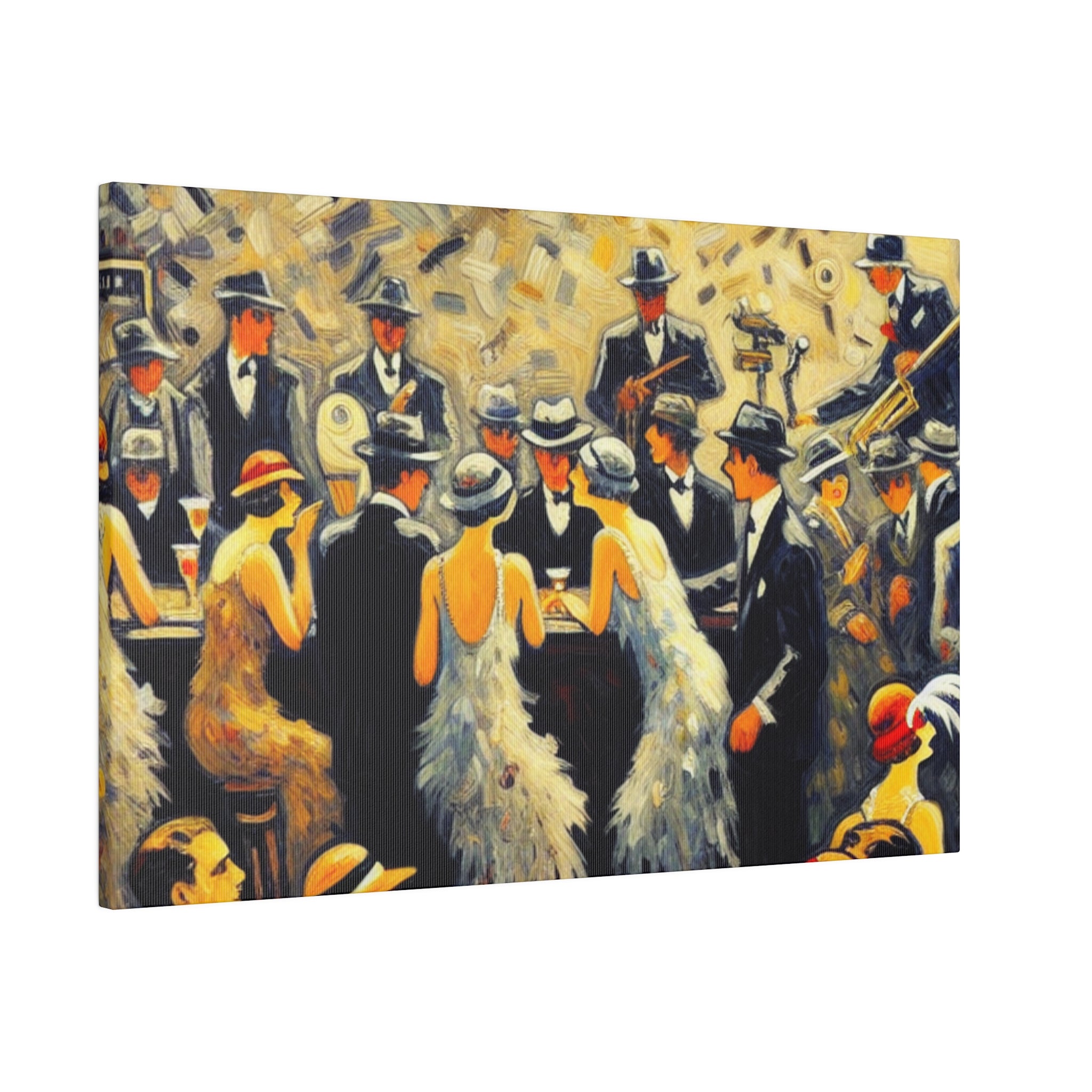 Prohibition Secret Haven Retro Speakeasy Bar Art Canvas