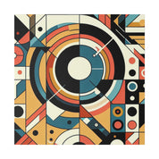 Maximalist Geometric Extravaganza Geometric Painting Canvas