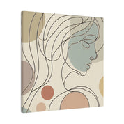 Boho Femininity Symphony Line Art Boho Style Wall Decor Canvas