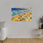 Sea Vintage Whispers Beach Painting Canvas