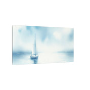 Sailboat in Misty Bay Canvas