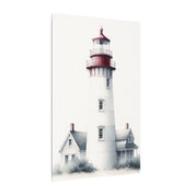 Red-Topped Lighthouse Canvas