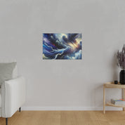 Tempest Heaven's Mirage Lightning Painting Canvas