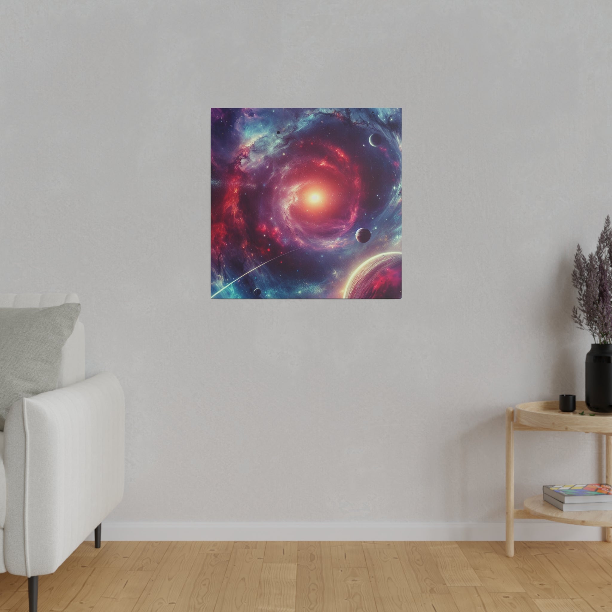 Stellar Nebula Galactic Outer Space Wall Art Canvas