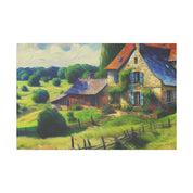 Rustic Homestead Hues Farmhouse Painting Canvas