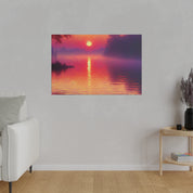 Dawn's Radiant Embrace Sunrise Painting Canvas