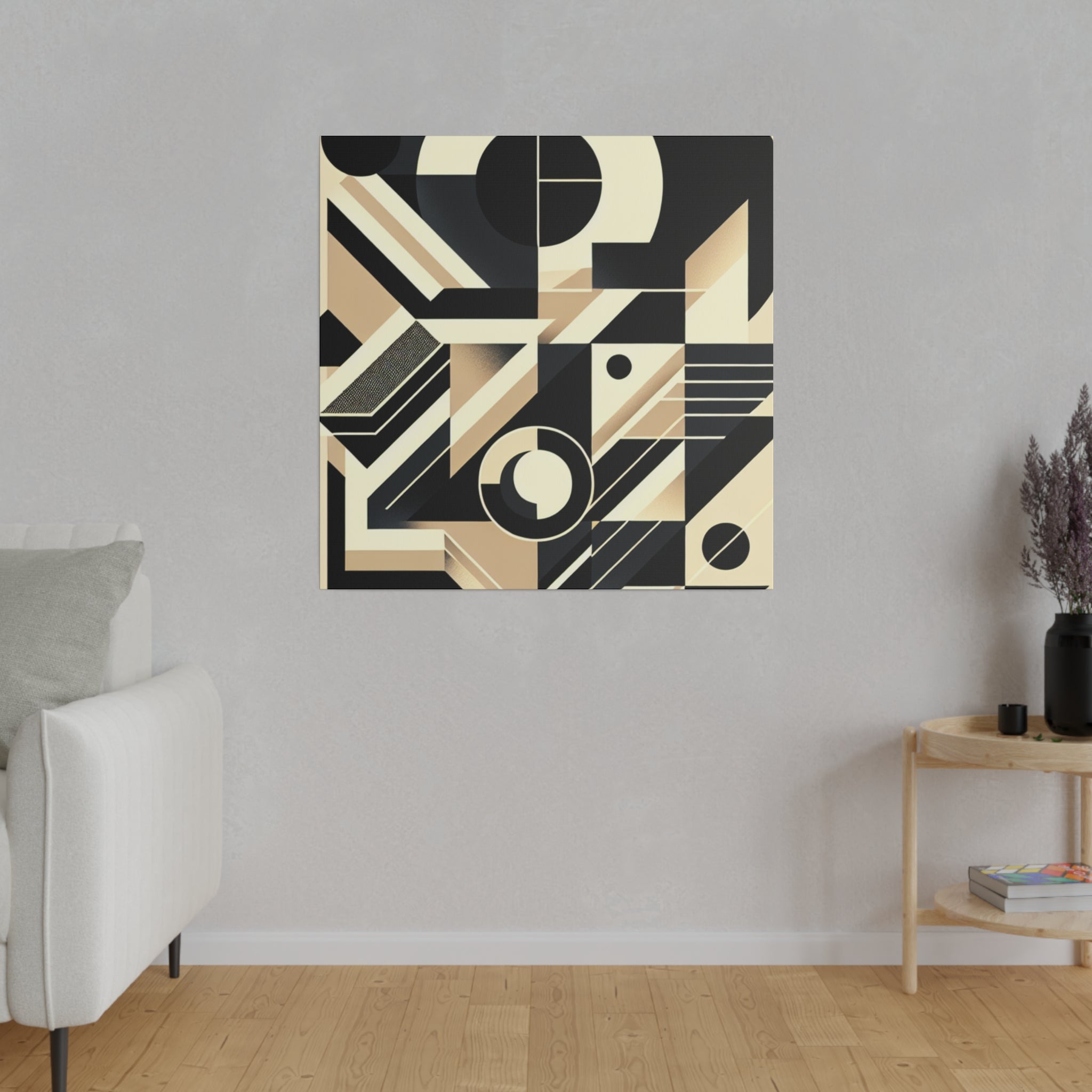 Vivid Geometry A Kaleidoscope of Shape and Color Geometric Painting Canvas