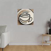 Ambient Cafe Art Minimalism Coffee Wall Art Canvas