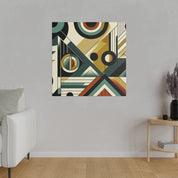 Kaleidoscopic Perceptions Geometric Symphony Geometric Painting Canvas