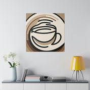 Ambient Cafe Art Minimalism Coffee Wall Art Canvas