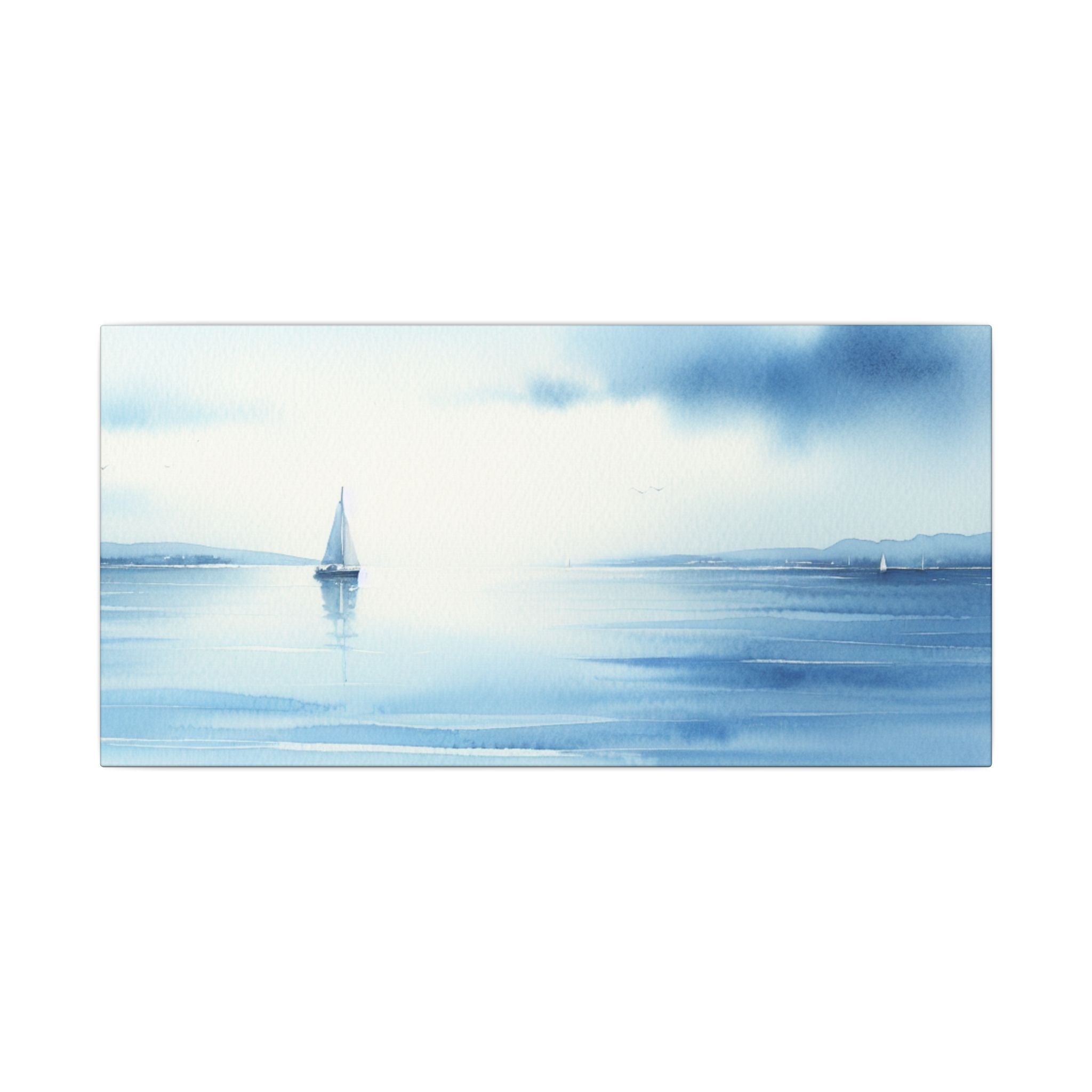 Quiet Bay Sailboat Canvas
