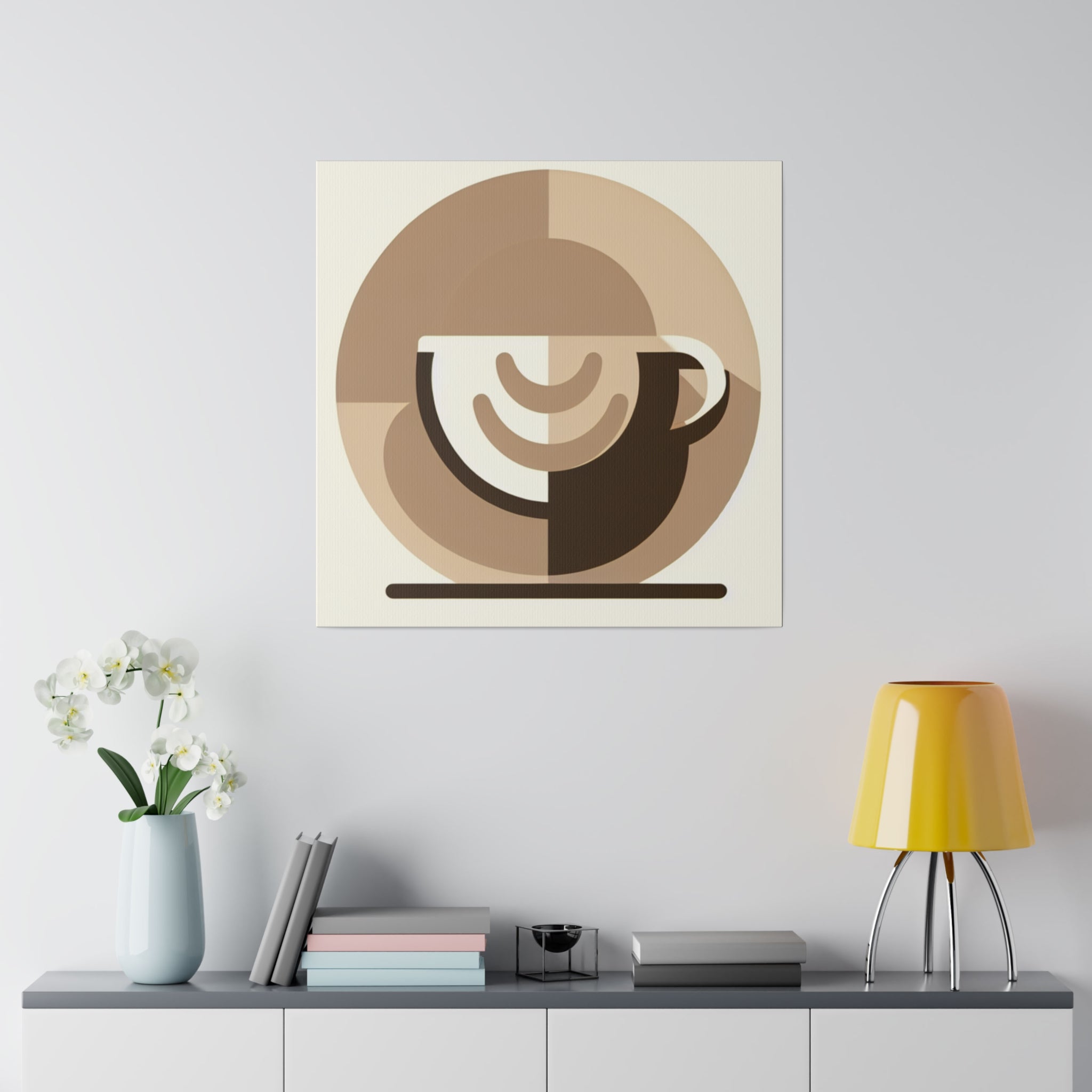 Sleek Brew Aesthetics Coffee Wall Art Canvas