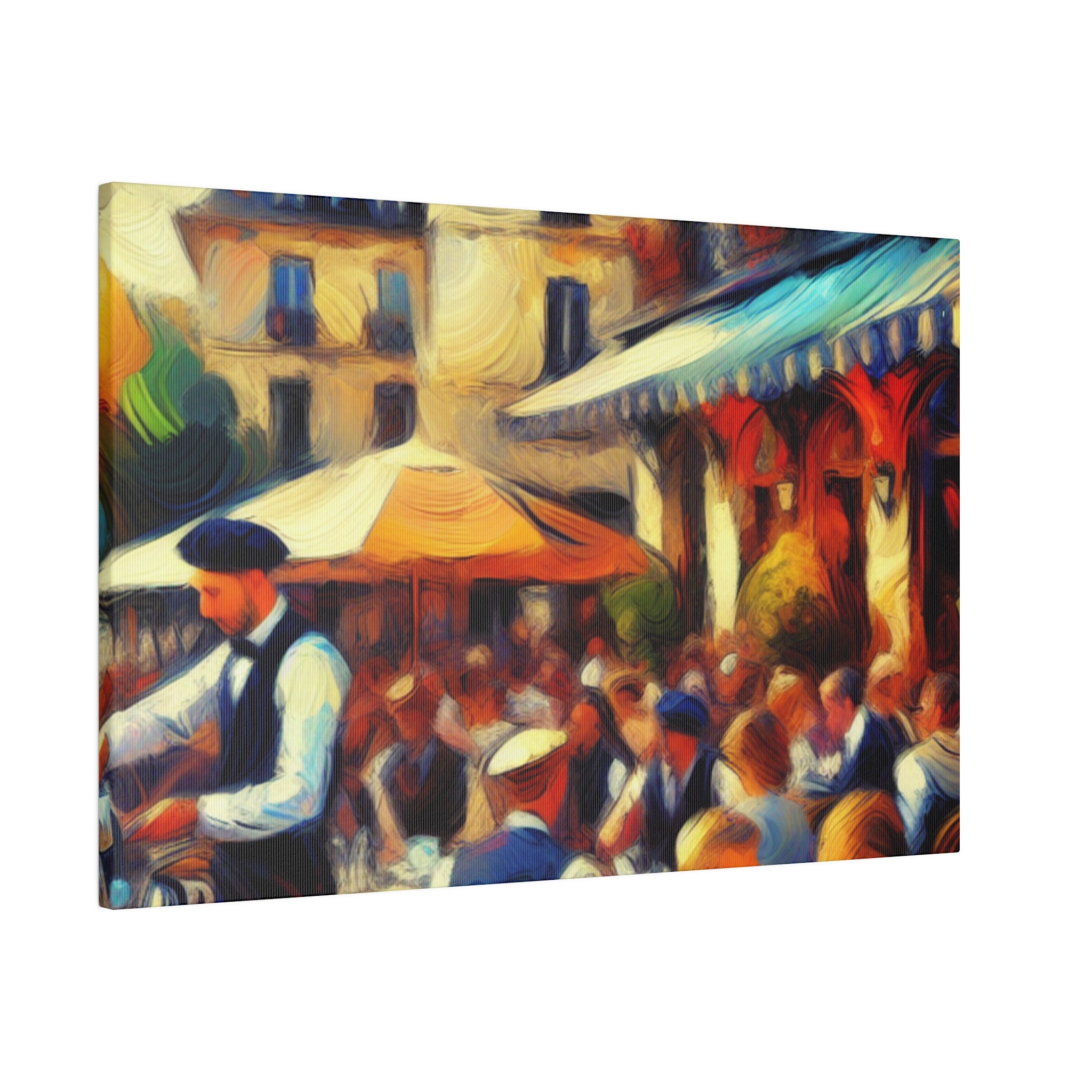 Espresso European Cafe Artwork Canvas