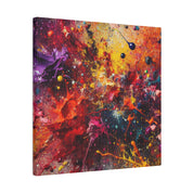 Splatter Expression Color Splash Abstract Artwork Canvas