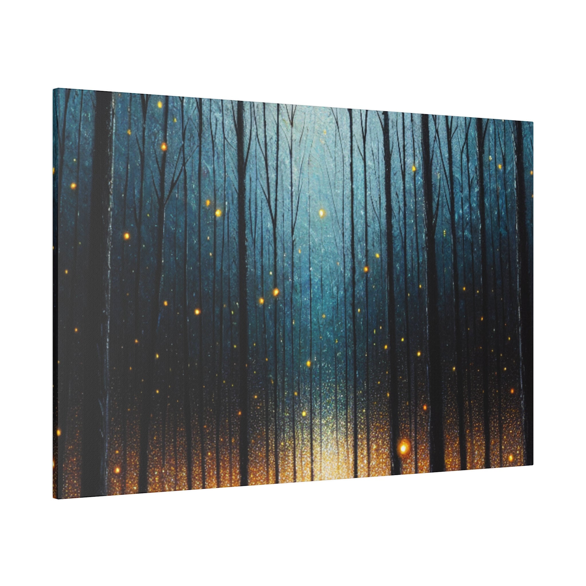 Forest Painting | Firefly Forest Landscape Canvas