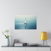 Seafaring Tranquility Seascape Sailboat Painting Canvas