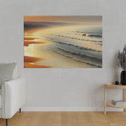 Seascape Coastal Style Tonalism Beach Painting Canvas