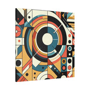 Maximalist Geometric Extravaganza Geometric Painting Canvas