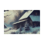 Winterscape Reverie Snowy Winter Painting Canvas