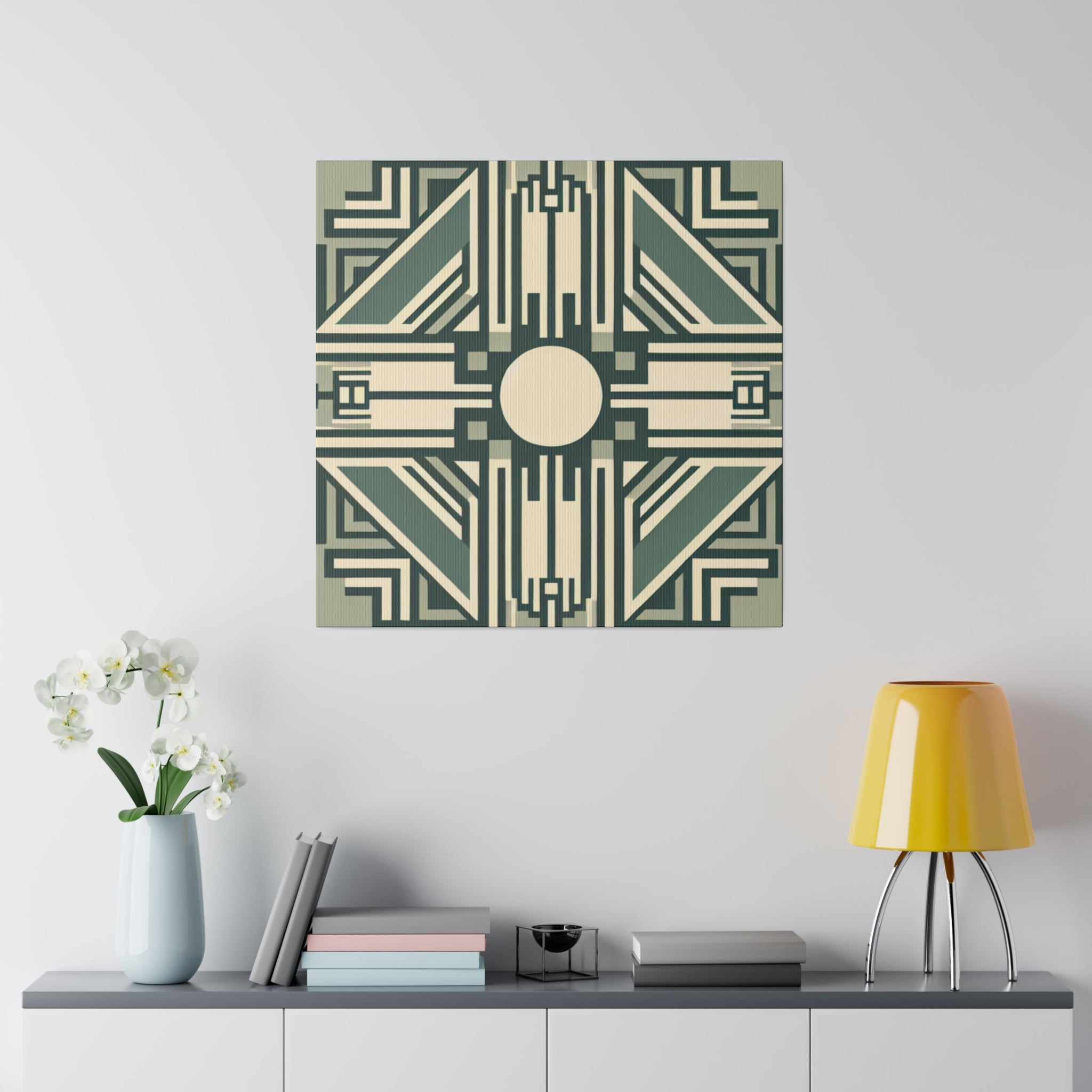 Deco Opulence Extravaganza Pattern Art Deco Wall Art Canvas