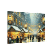 Christmas Market Street Canvas