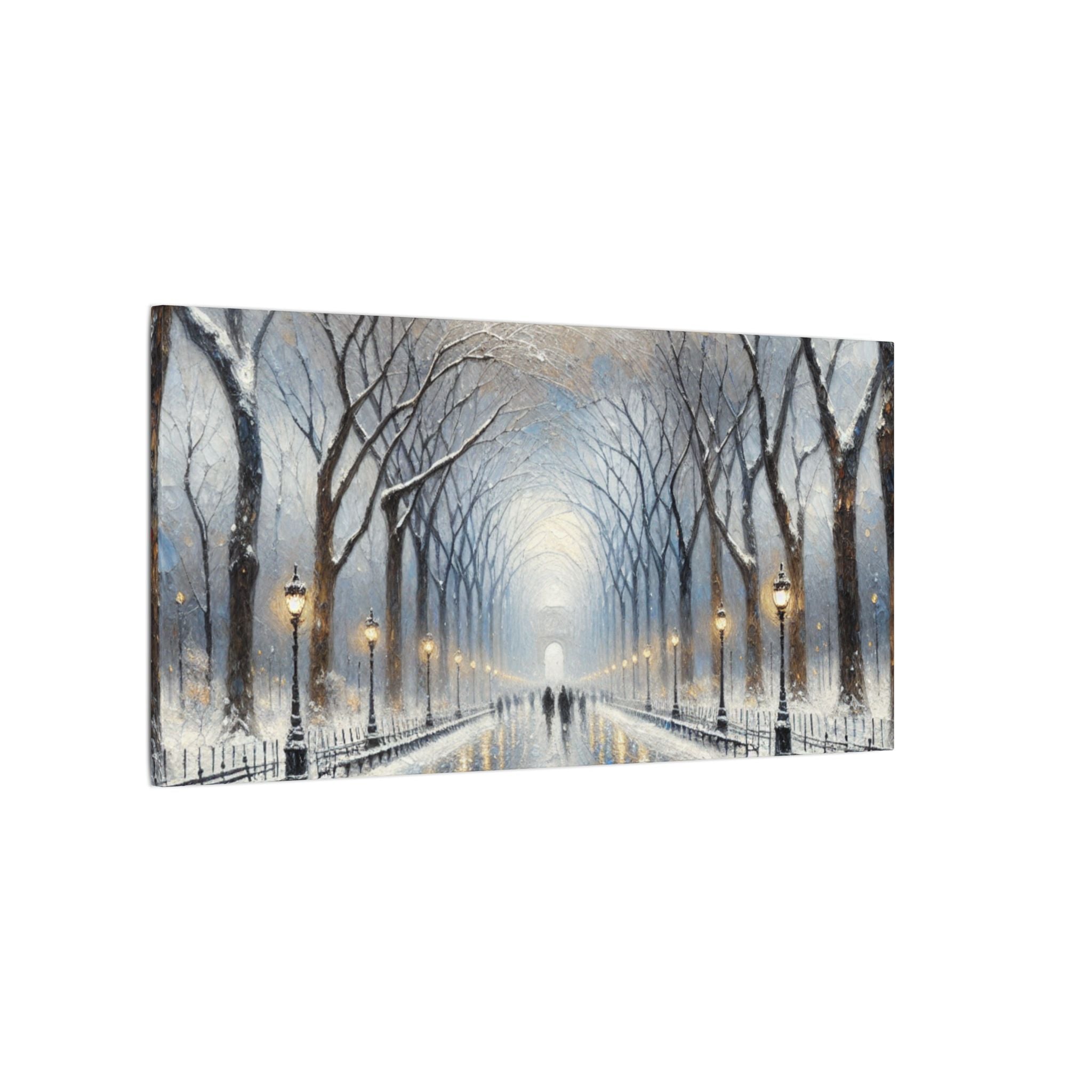Central Park Winter Mall Canvas