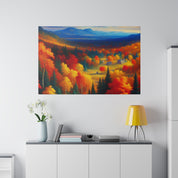 Autumn Symphony Unfolded Fall Painting Canvas