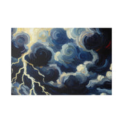 Storm's Ethereal Dance Landscape Painting Canvas