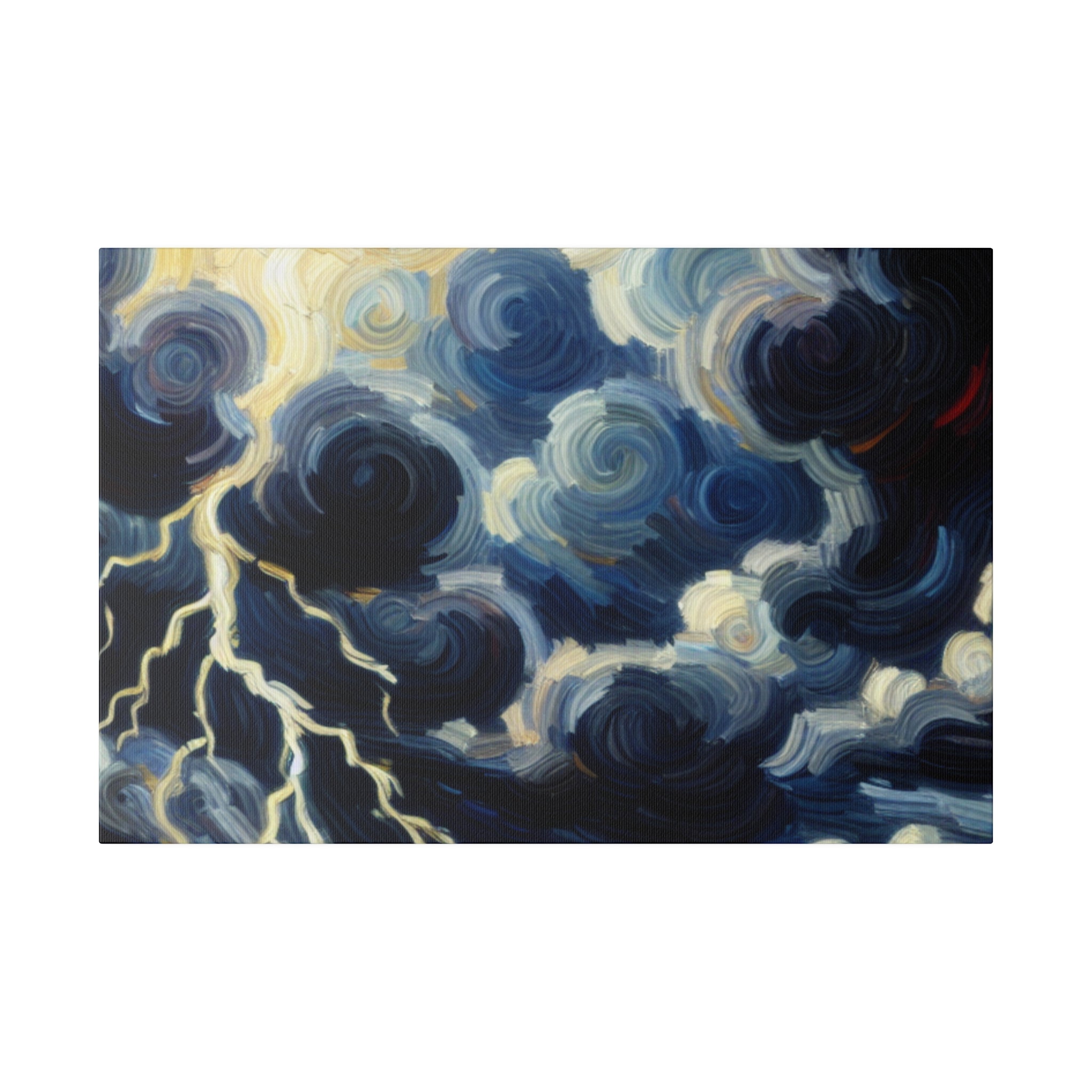 Storm's Ethereal Dance Landscape Painting Canvas